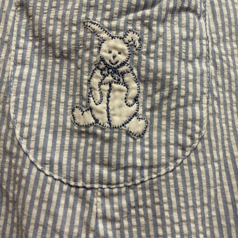 Infant one- piece Romper. Too Cute for Words. Bunny, 24 mo.